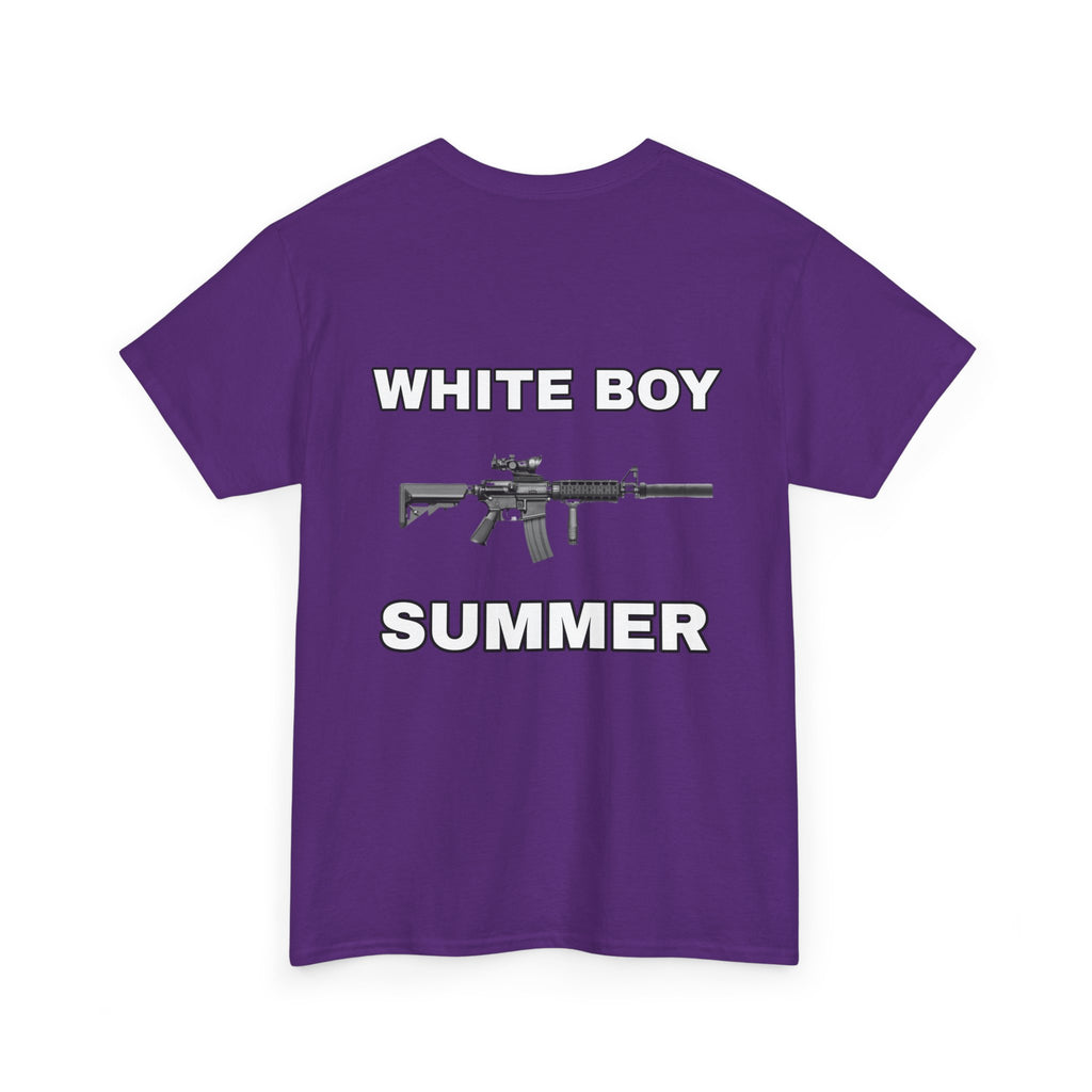 White Boy Summer T‑Shirt — Handwritten Script Graphic Tee
