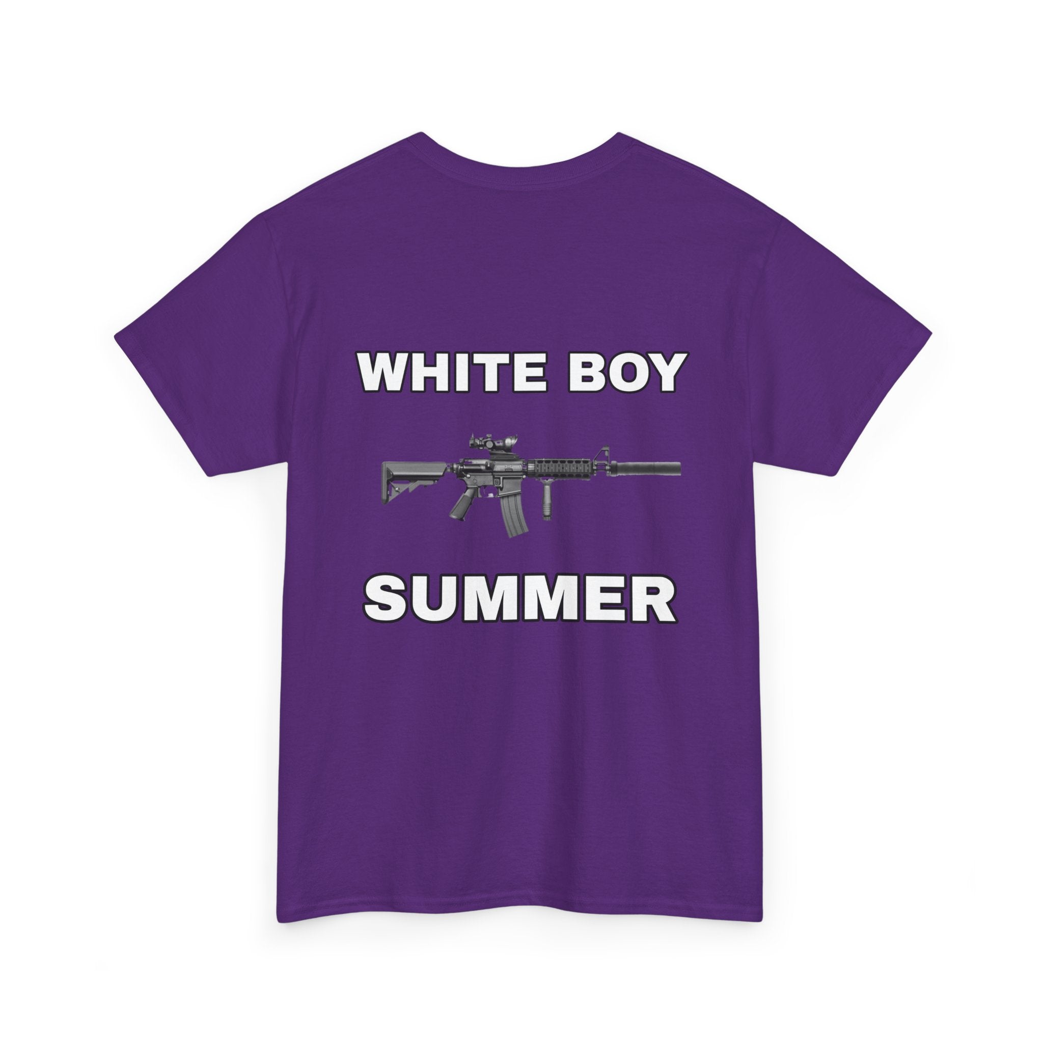 White Boy Summer T‑Shirt — Handwritten Script Graphic Tee