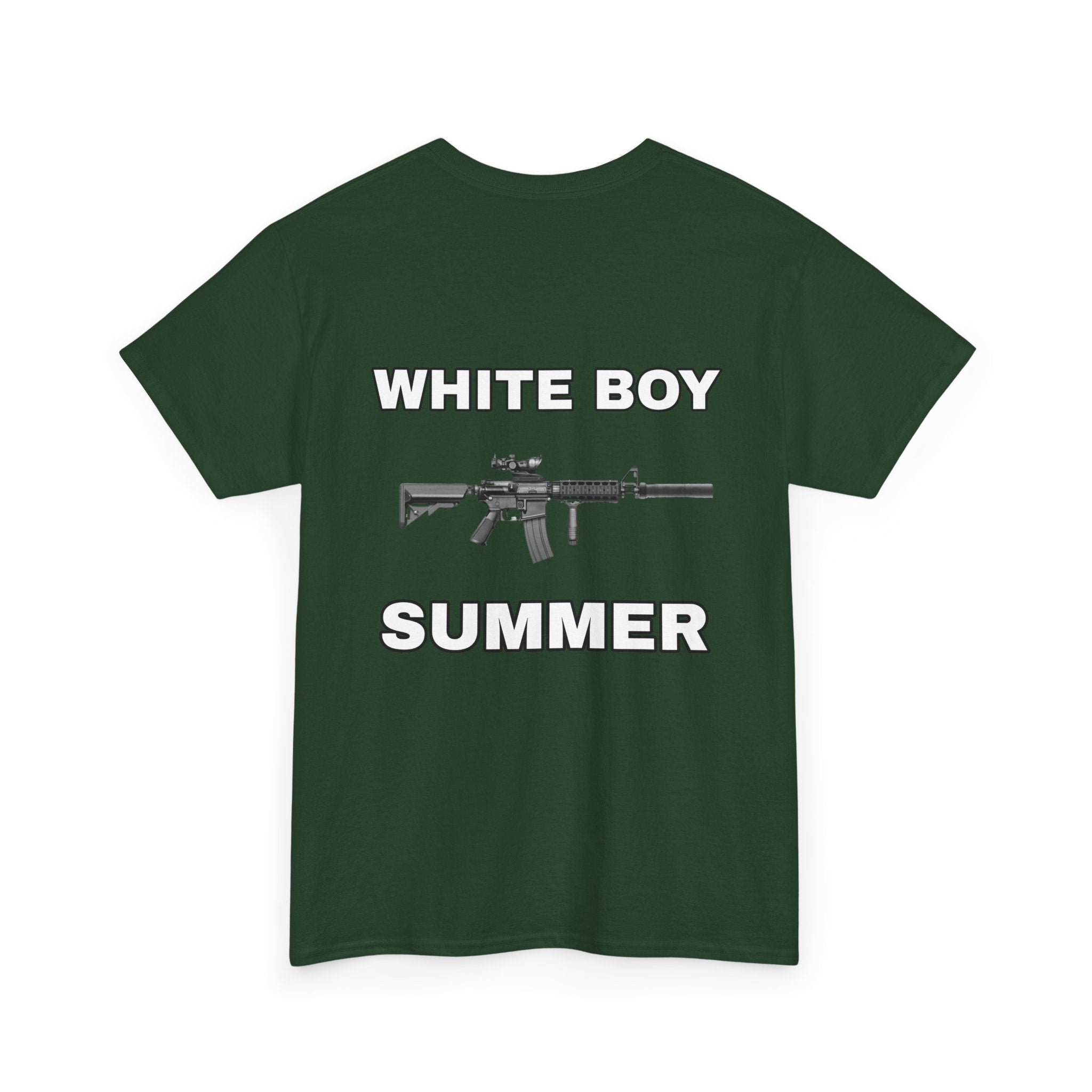 White Boy Summer T‑Shirt — Handwritten Script Graphic Tee