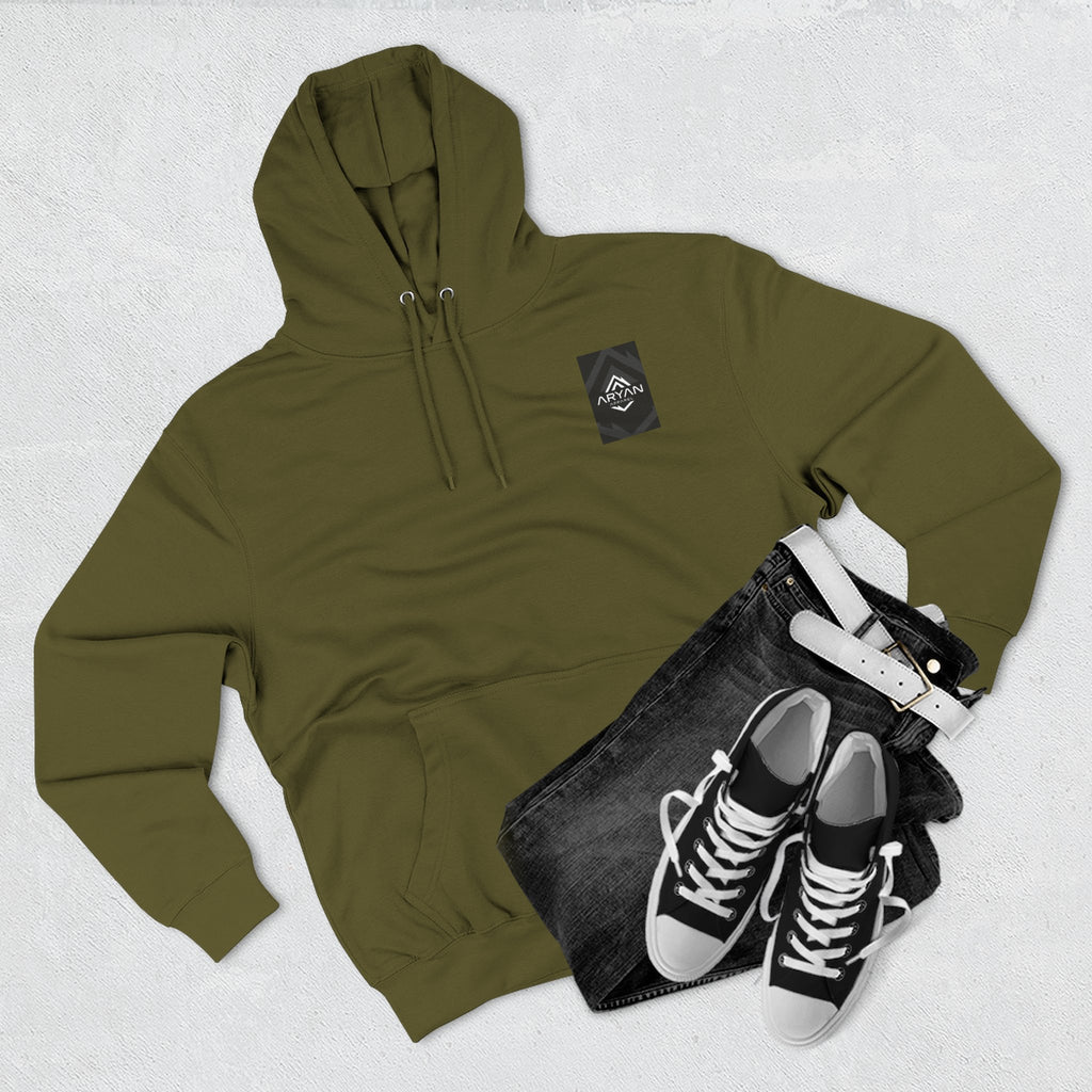 WWJD? Three-Panel Fleece Hoodie