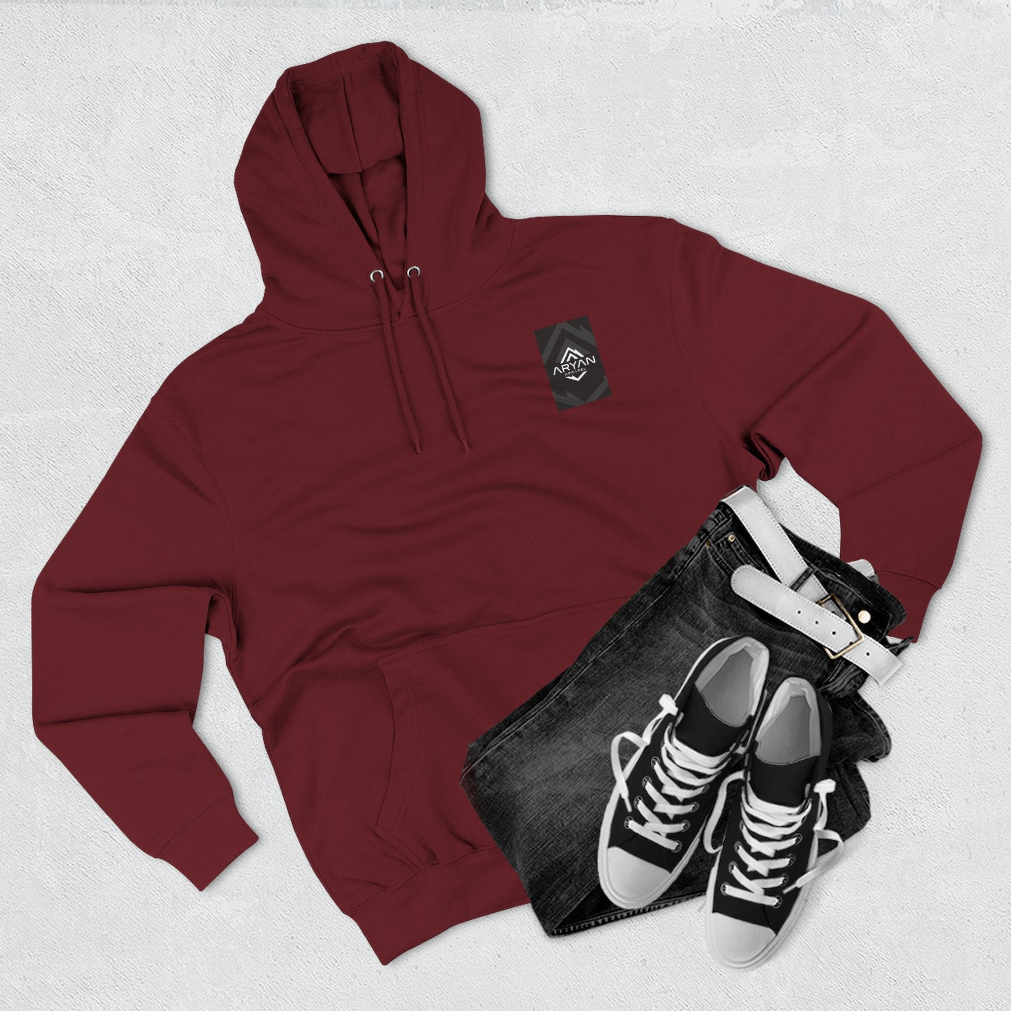 WWJD? Three-Panel Fleece Hoodie