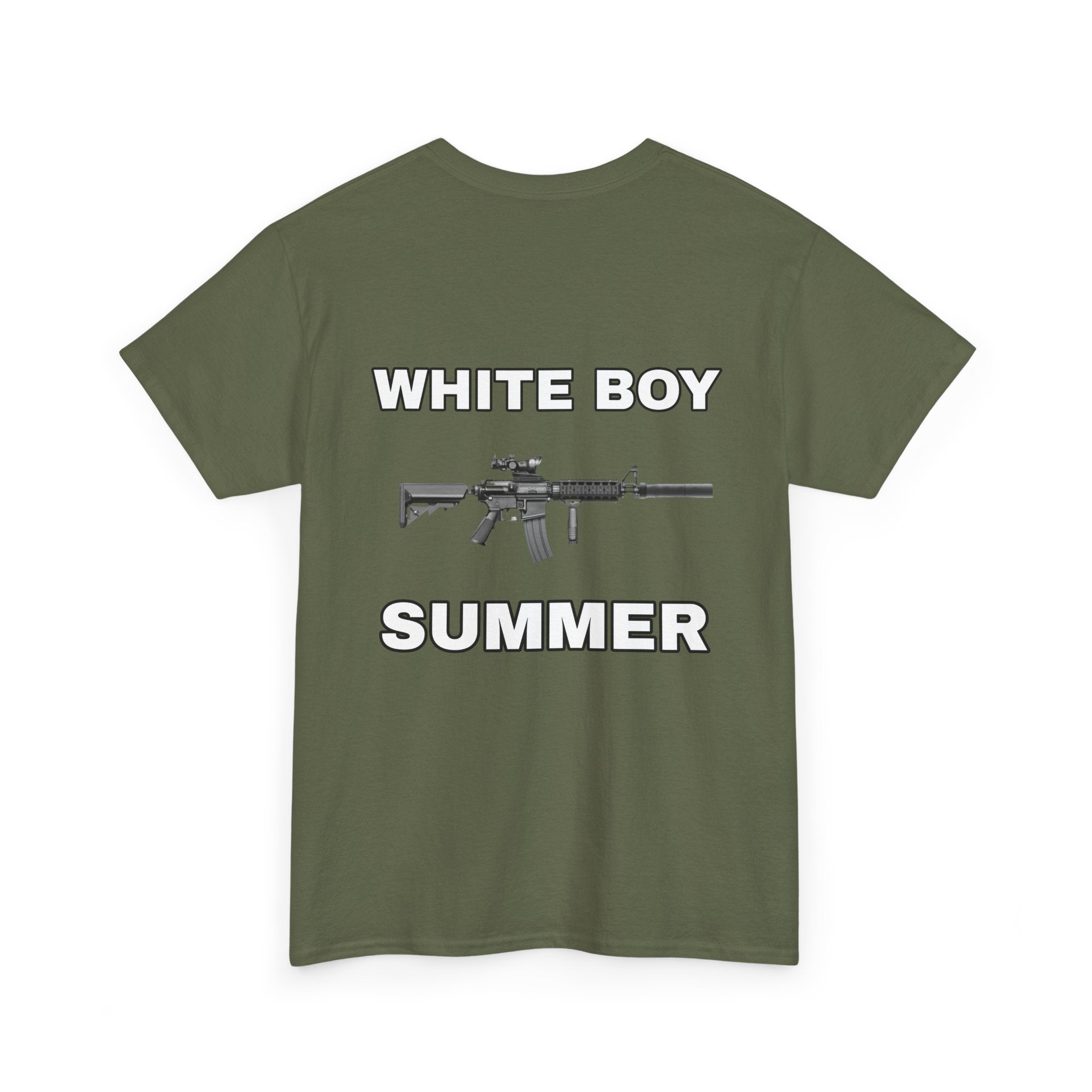 White Boy Summer T‑Shirt — Handwritten Script Graphic Tee