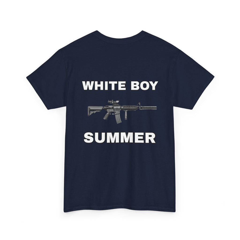 White Boy Summer T‑Shirt — Handwritten Script Graphic Tee