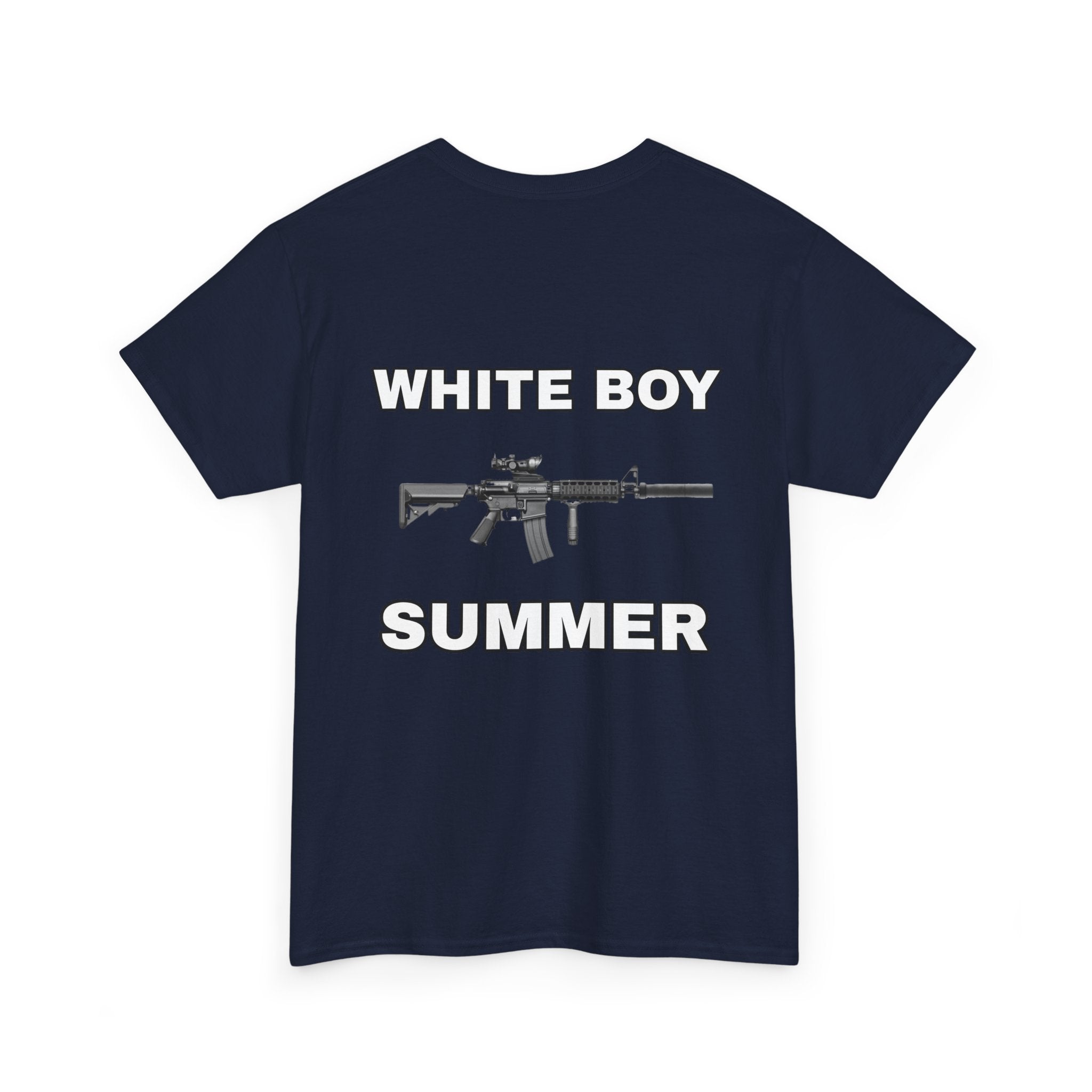 White Boy Summer T‑Shirt — Handwritten Script Graphic Tee