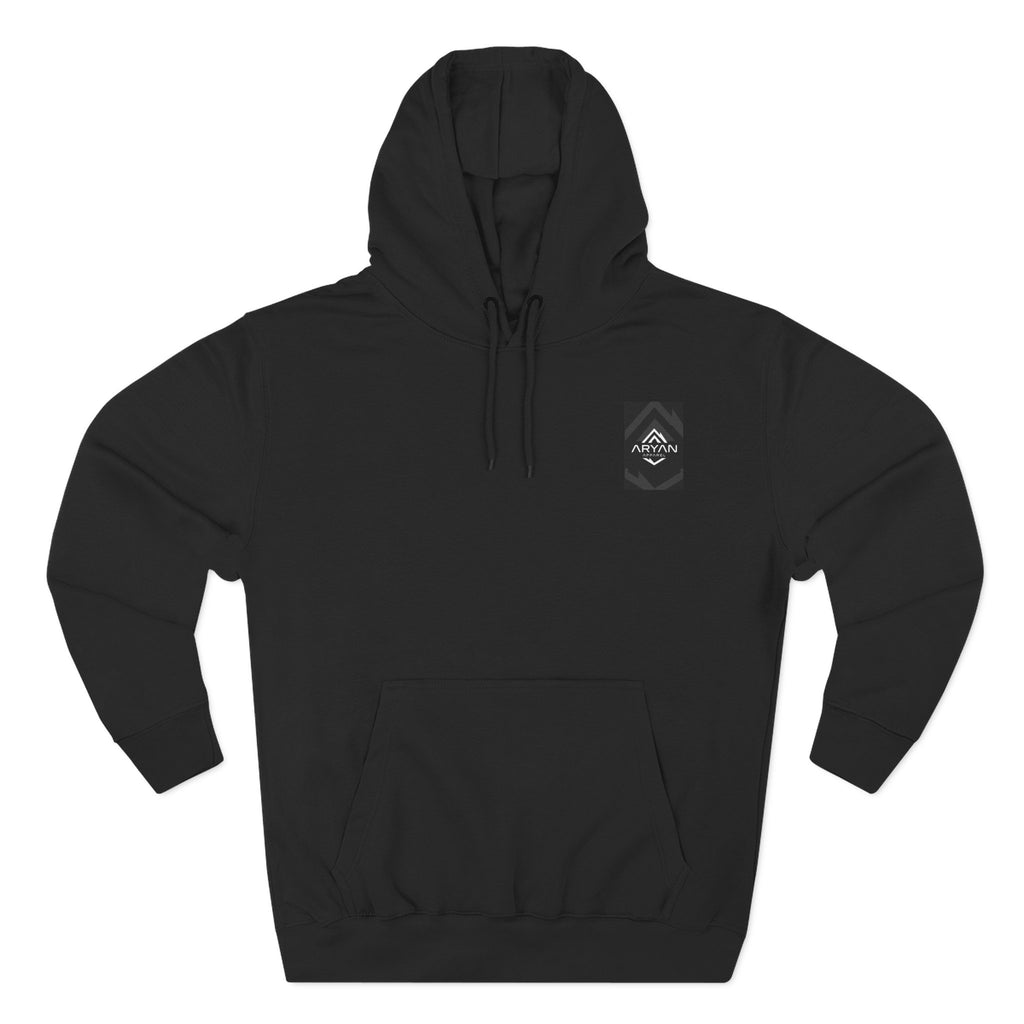 WWJD? Three-Panel Fleece Hoodie
