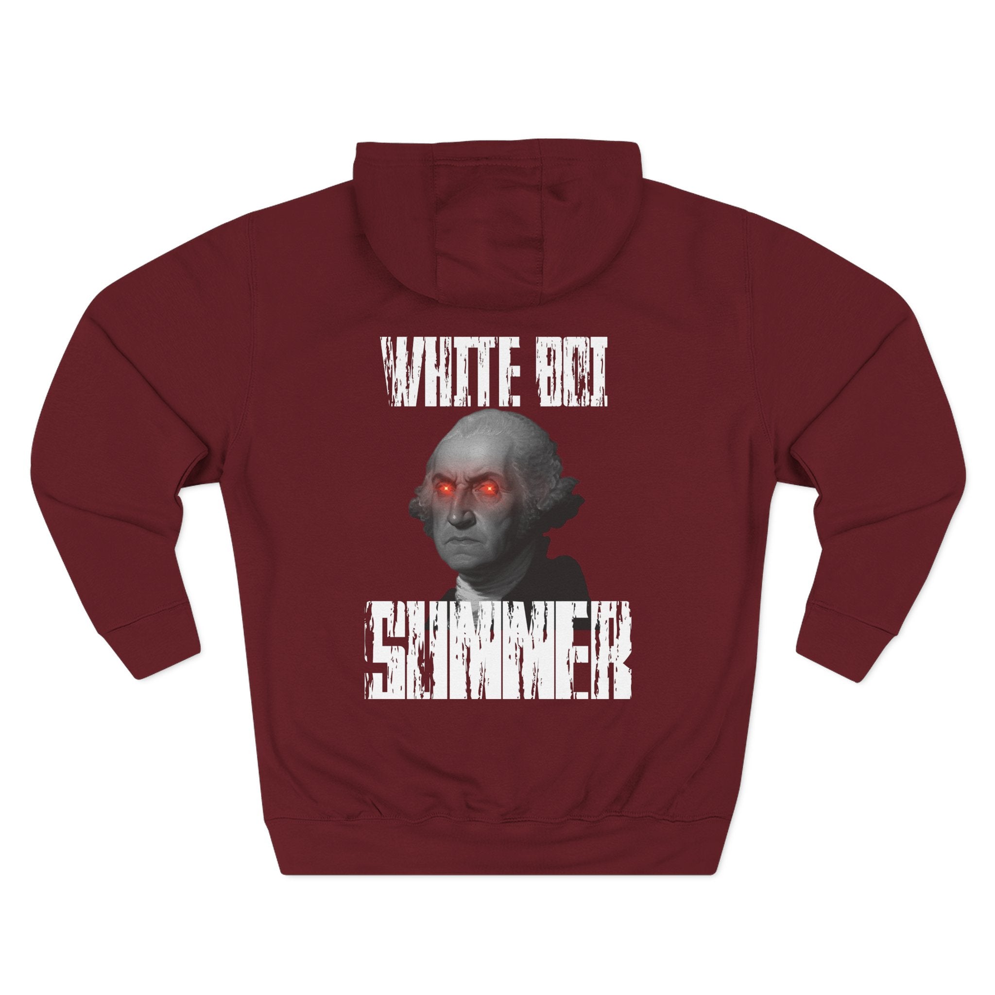 Three-Panel Fleece Hoodie