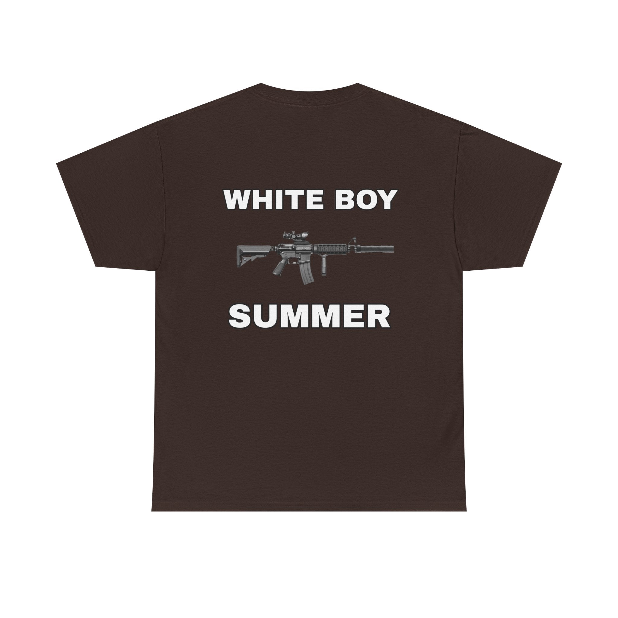 White Boy Summer T‑Shirt — Handwritten Script Graphic Tee