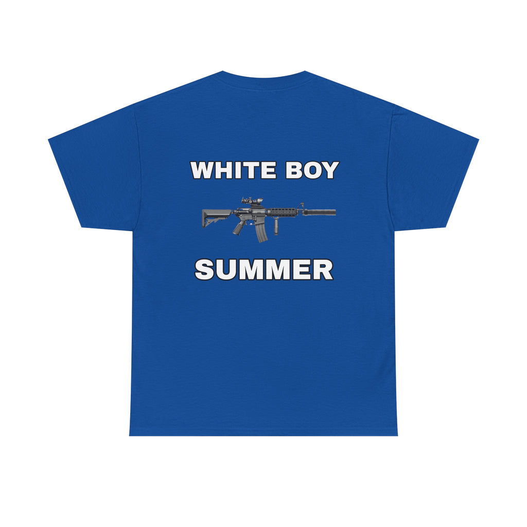 White Boy Summer T‑Shirt — Handwritten Script Graphic Tee