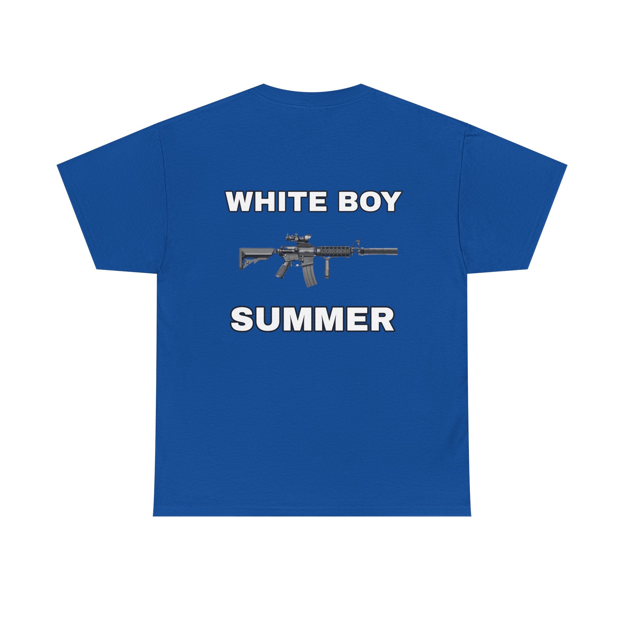 White Boy Summer T‑Shirt — Handwritten Script Graphic Tee