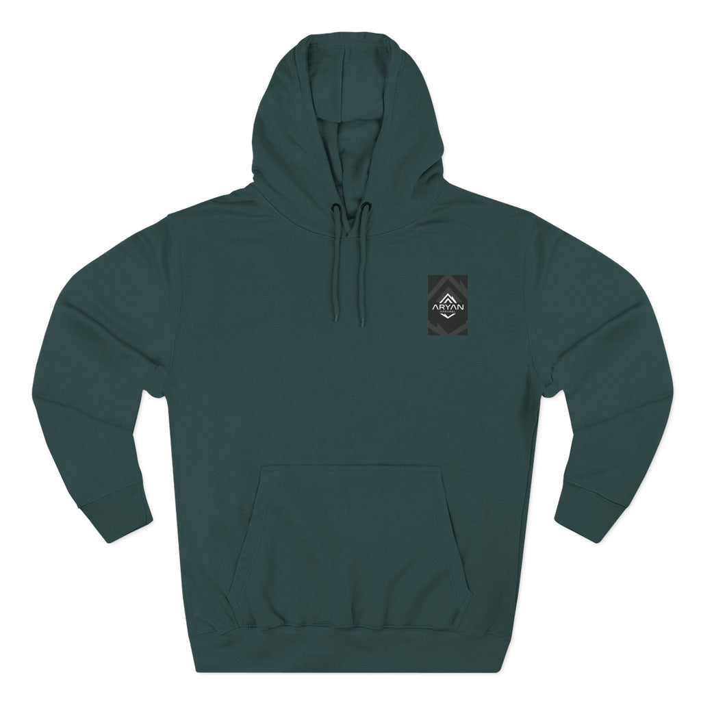 WWJD? Three-Panel Fleece Hoodie