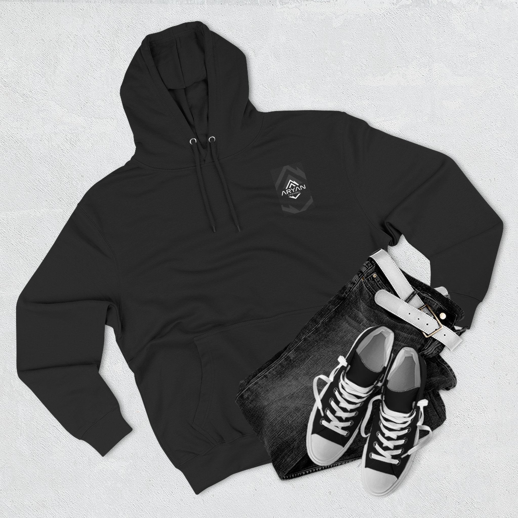 Based Patriot Three-Panel Fleece Hoodie