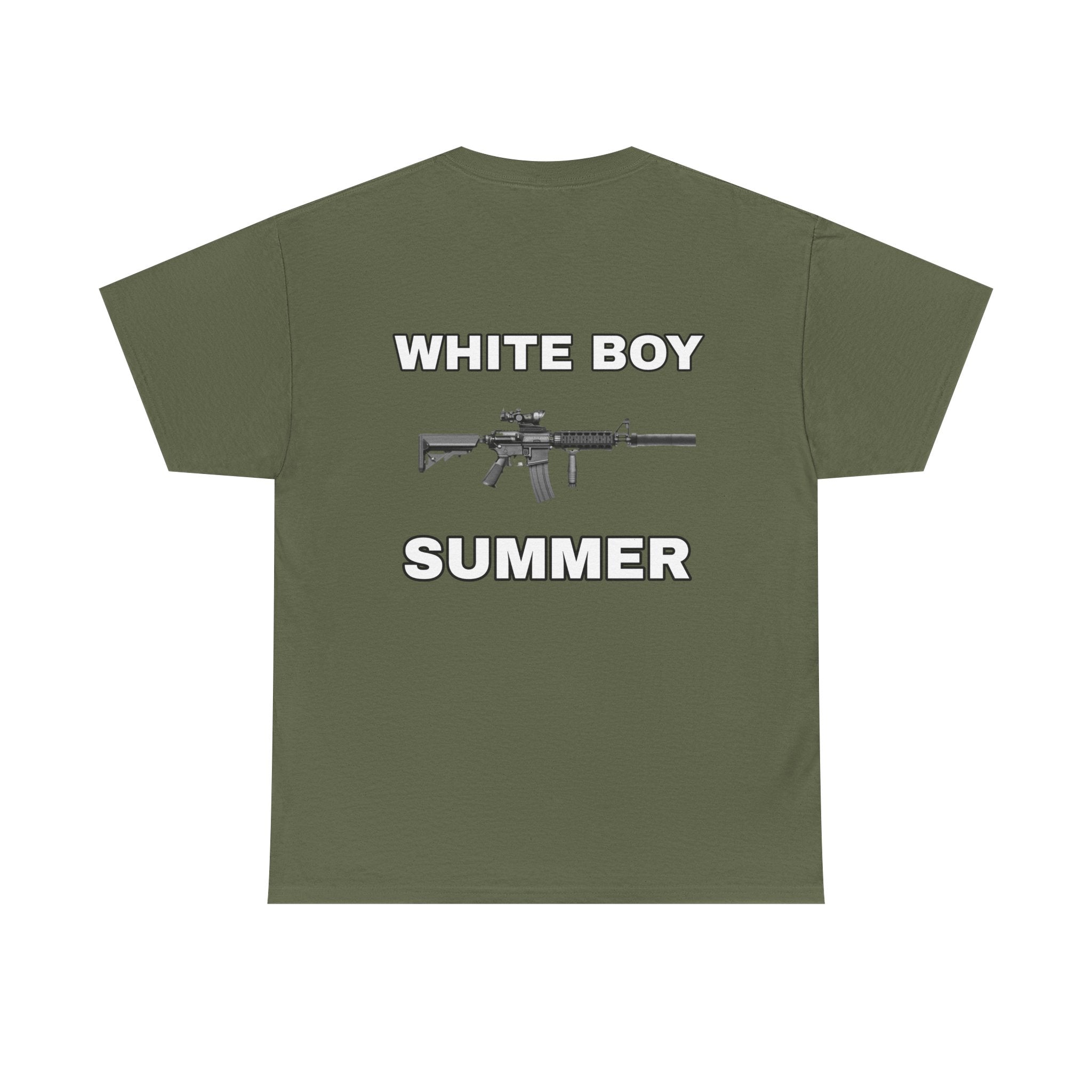 White Boy Summer T‑Shirt — Handwritten Script Graphic Tee