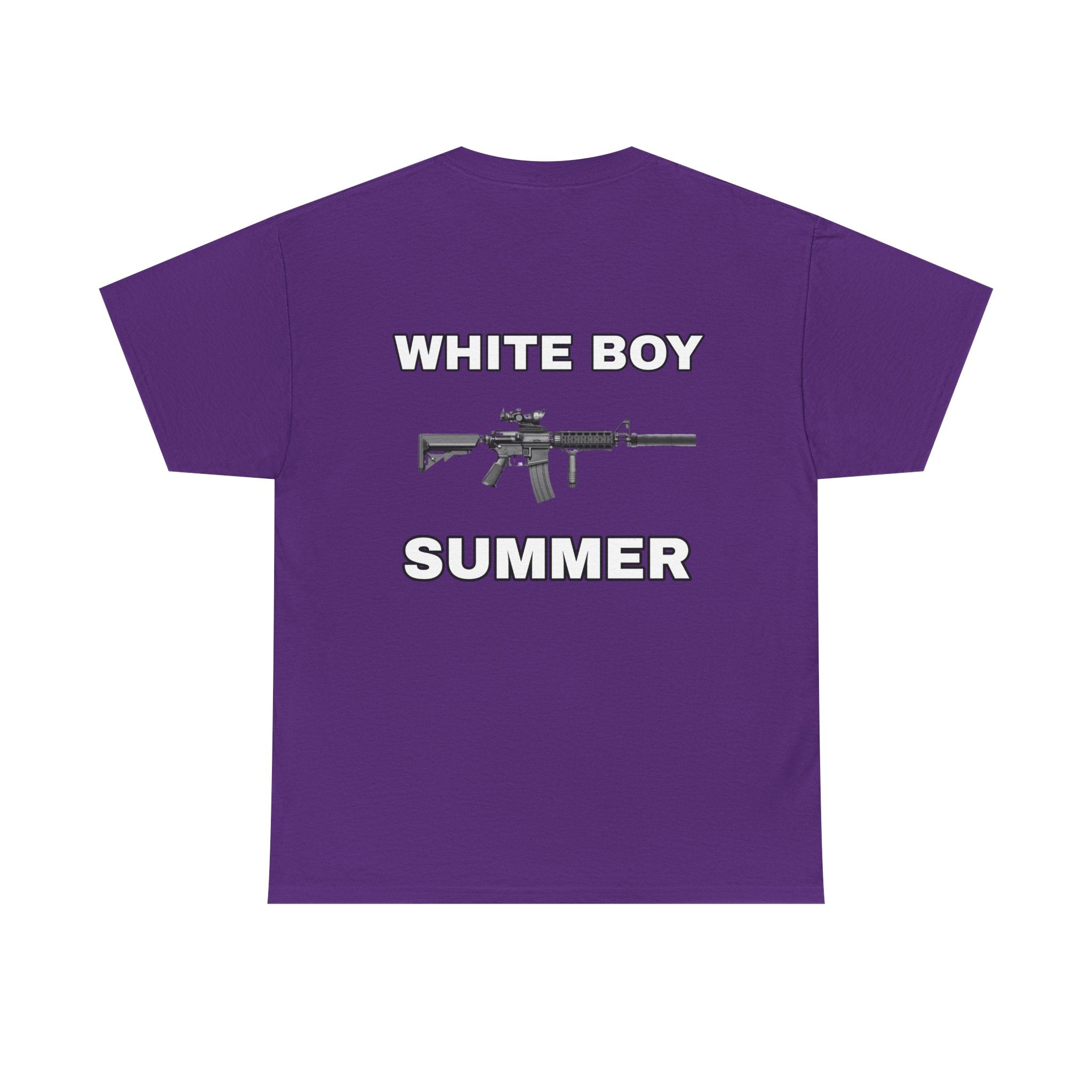 White Boy Summer T‑Shirt — Handwritten Script Graphic Tee