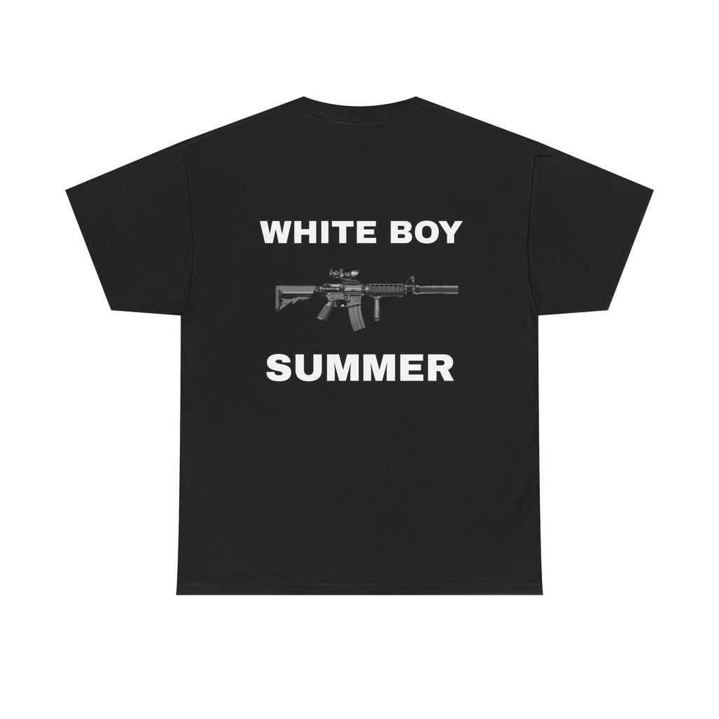 White Boy Summer T‑Shirt — Handwritten Script Graphic Tee