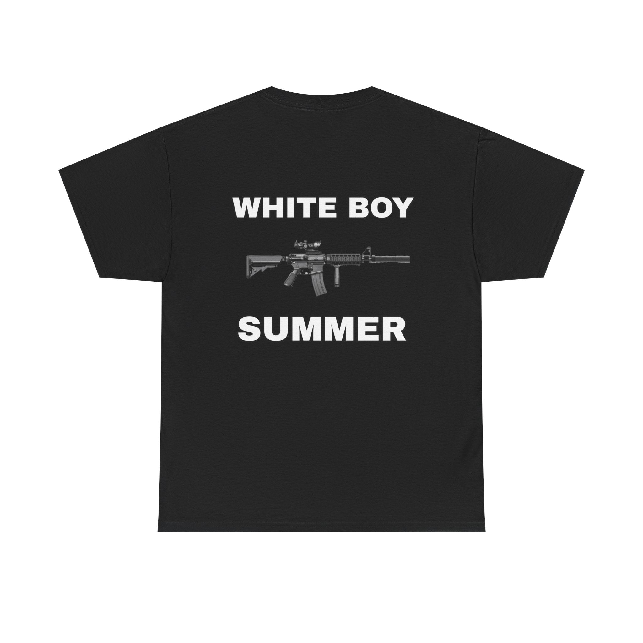 White Boy Summer T‑Shirt — Handwritten Script Graphic Tee
