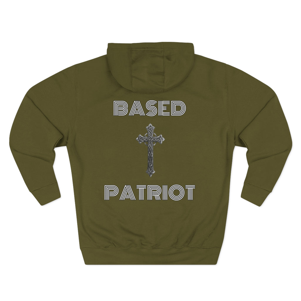 Based Patriot Three-Panel Fleece Hoodie