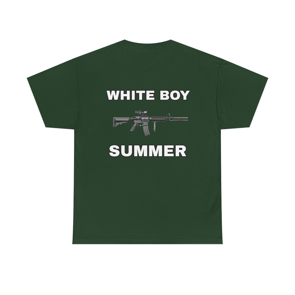 White Boy Summer T‑Shirt — Handwritten Script Graphic Tee