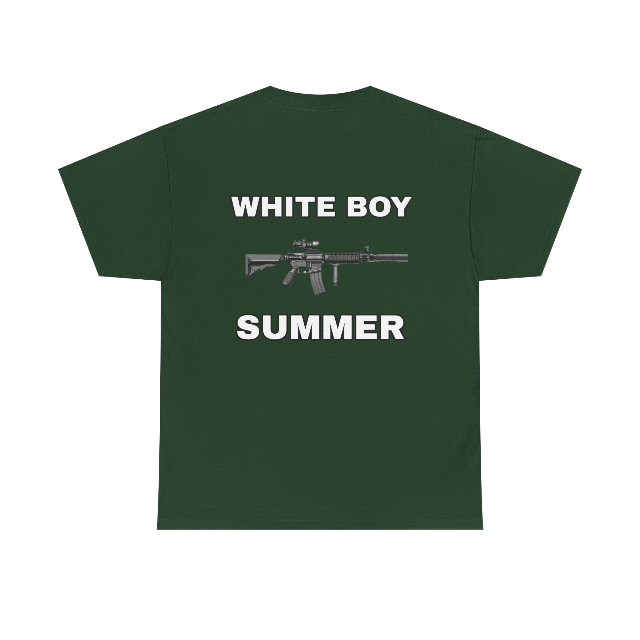 White Boy Summer T‑Shirt — Handwritten Script Graphic Tee