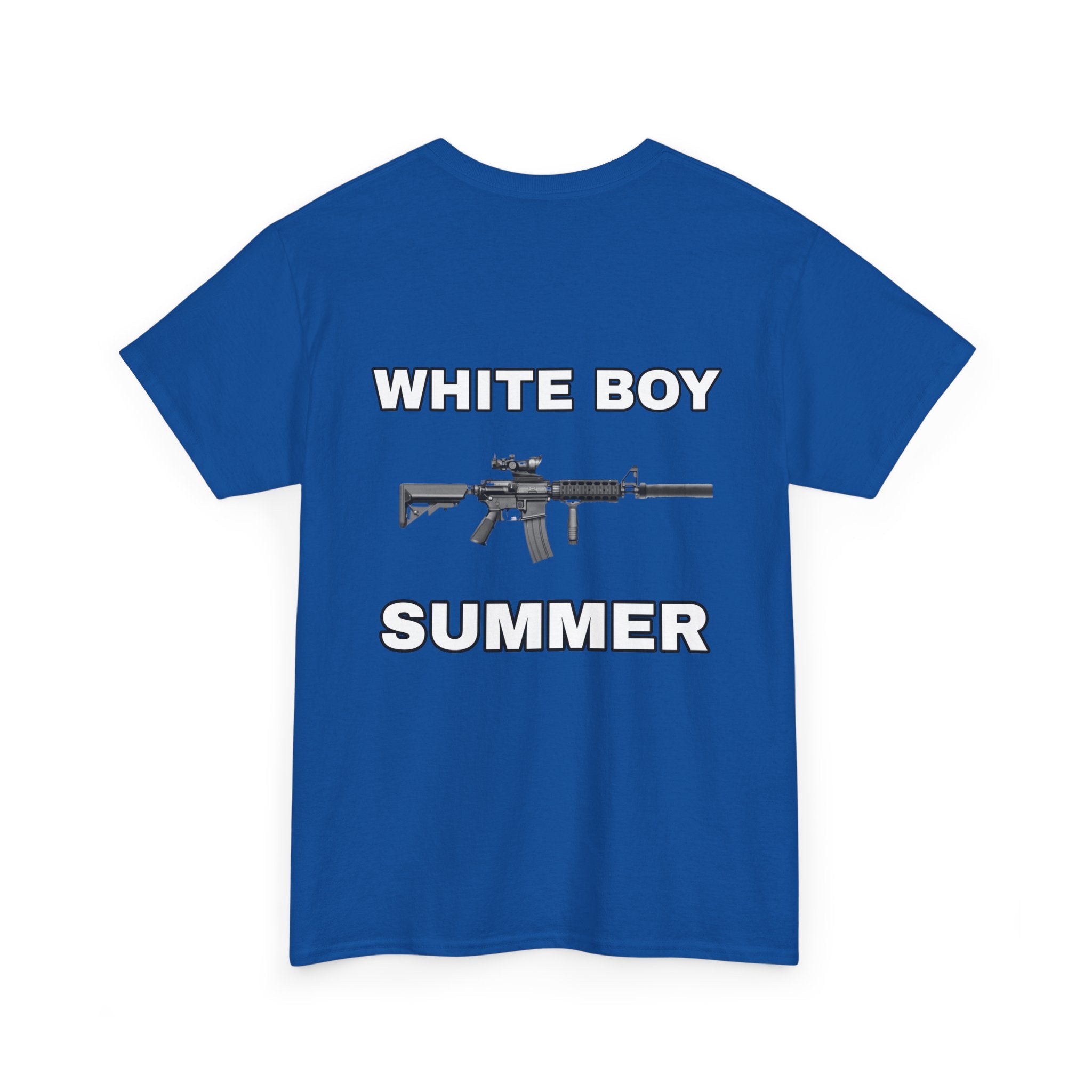 White Boy Summer T‑Shirt — Handwritten Script Graphic Tee