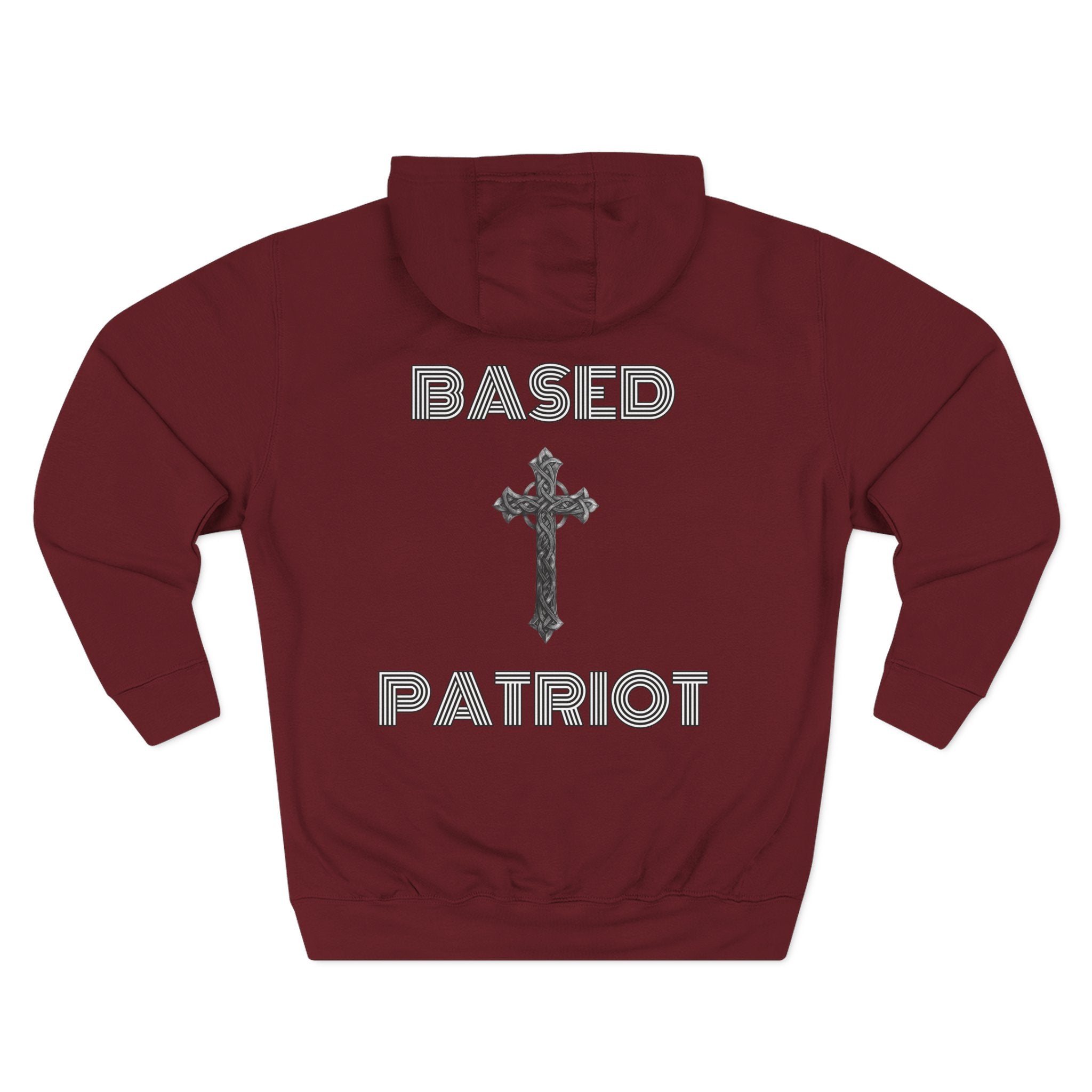 Based Patriot Three-Panel Fleece Hoodie