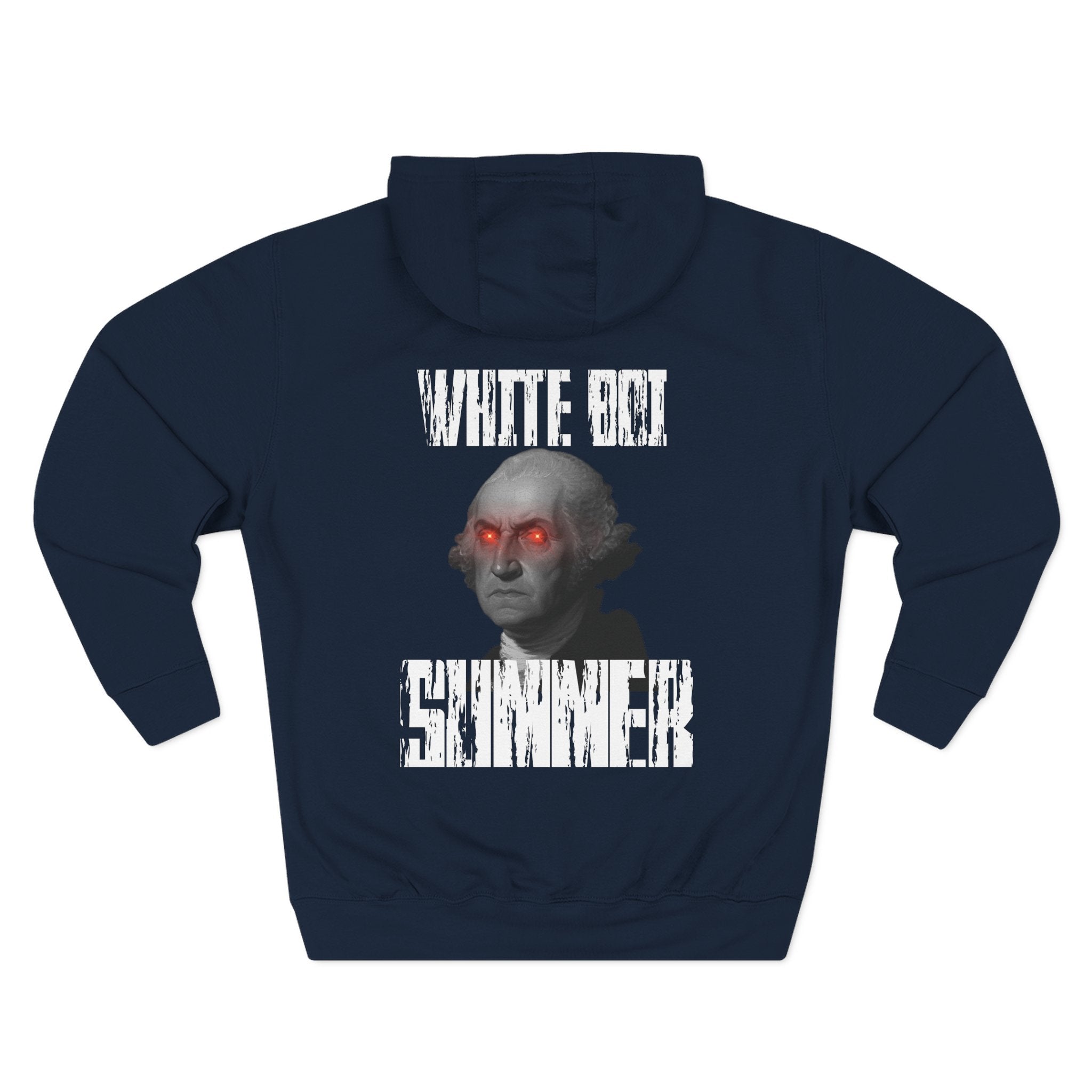 Three-Panel Fleece Hoodie